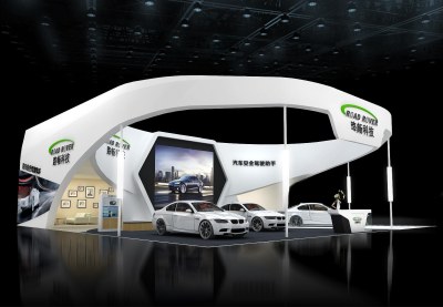 现代汽车展厅3D模型下载